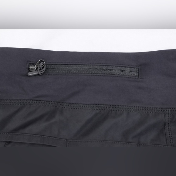 Lululemon Black Running Shorts Size 4 Zip Pocket Athletic Workout Shorts - Picture 4 of 5